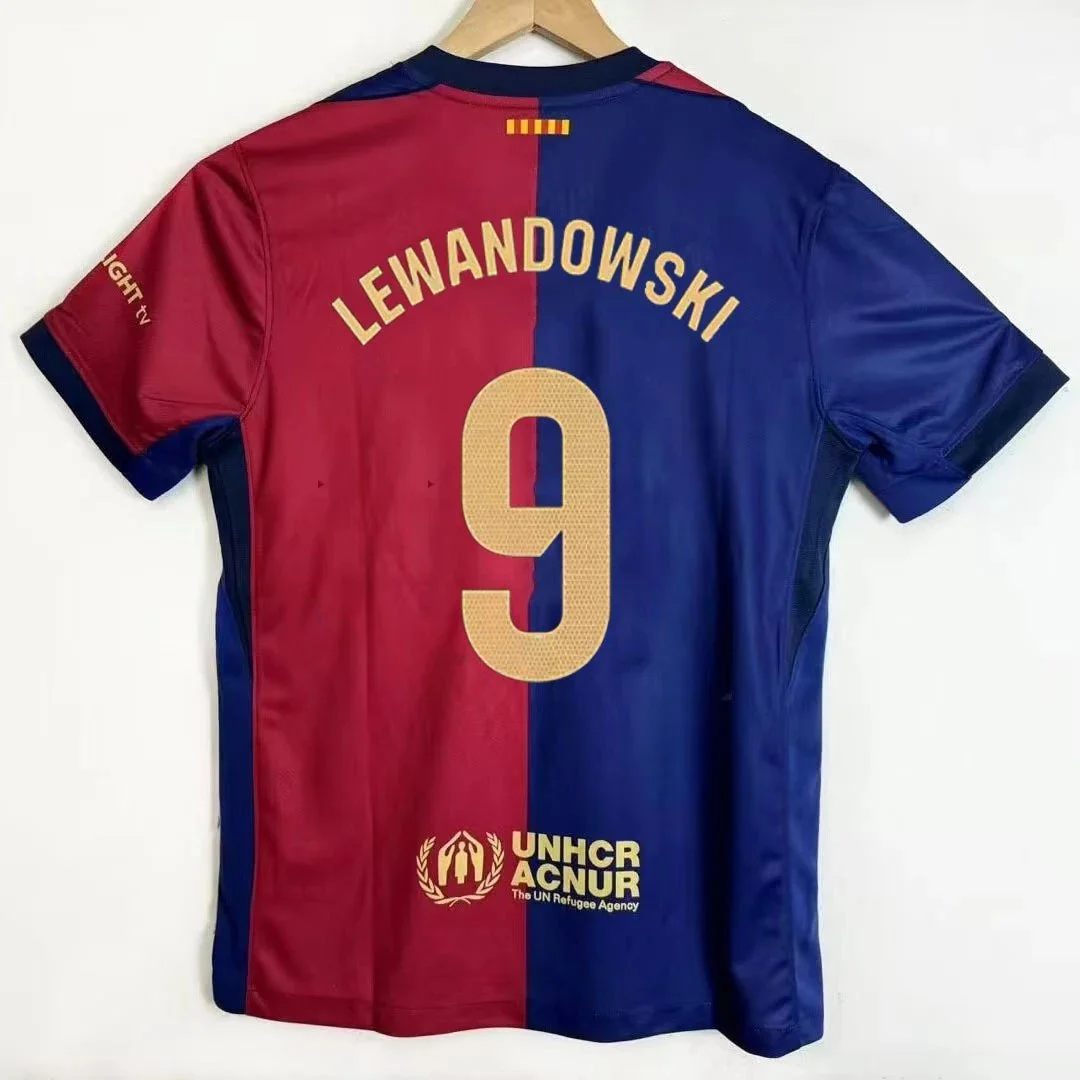 Nike Nike Air Force 1 Lewandowski 9 Home Jersey Football Shirt Red - 1