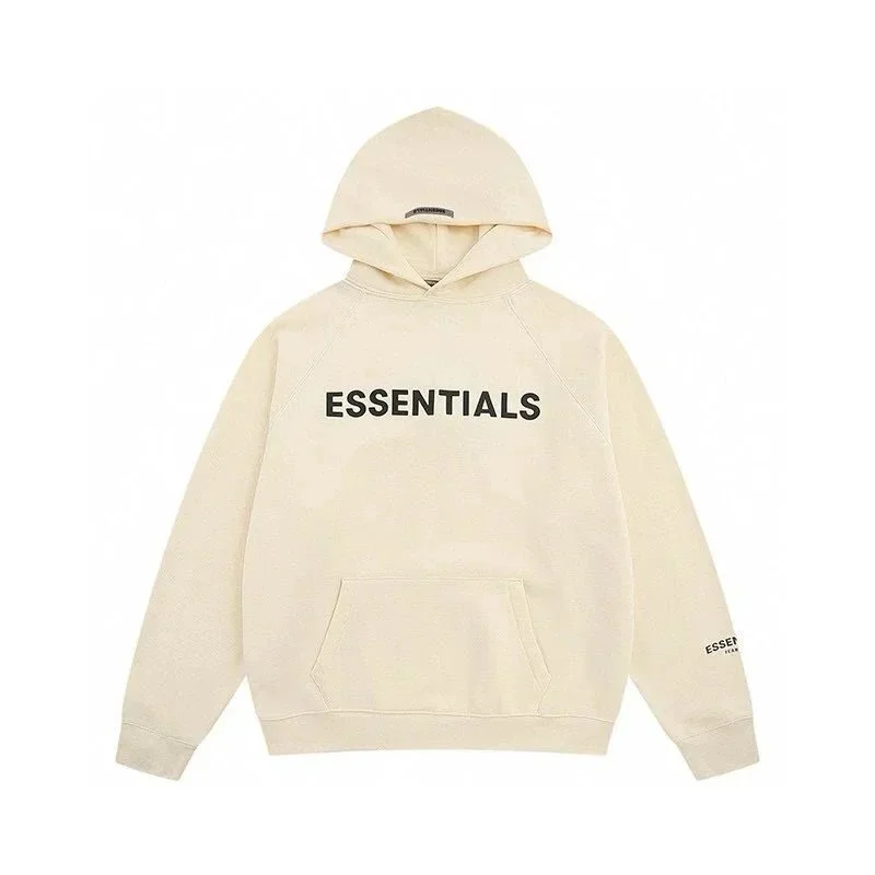 Fear of God Fear of God Essentials FOD-19 Cream Hoodie Cream - 1