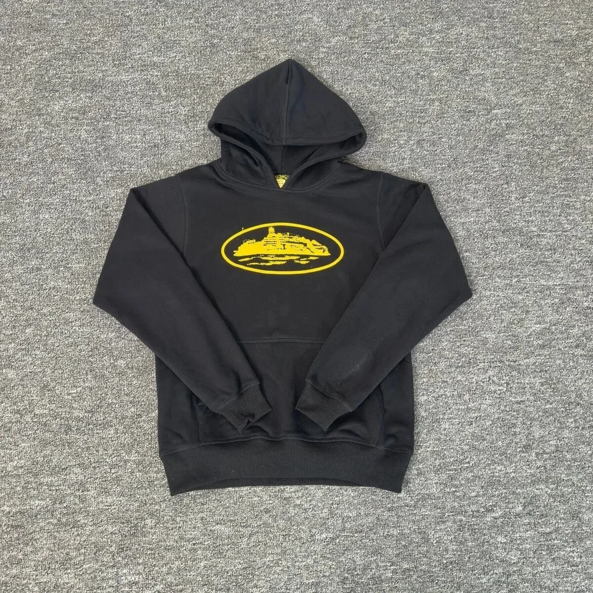 Other Black Hoodie with Yellow Ship Logo Black - 1