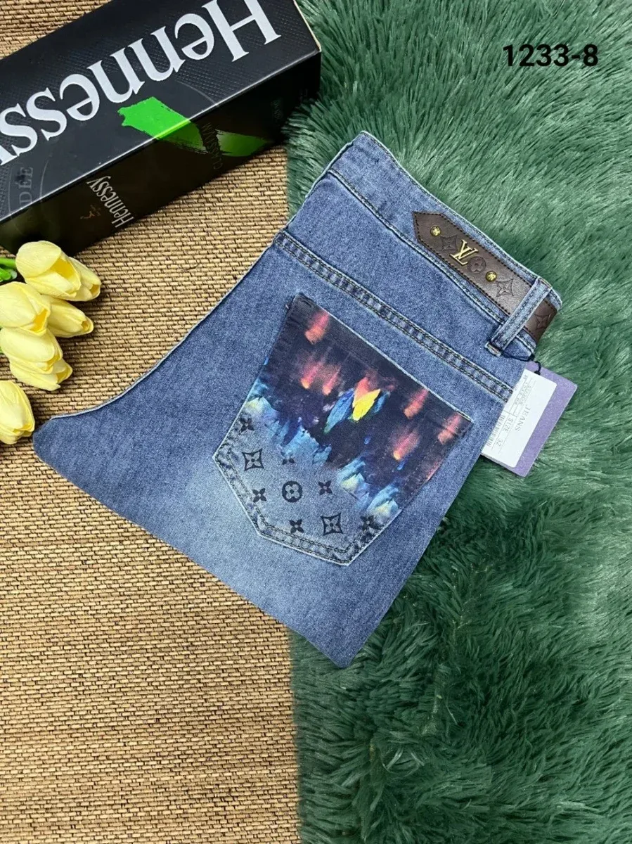 Louis Vuitton Louis Vuitton Monogram Light Blue Jeans Blue