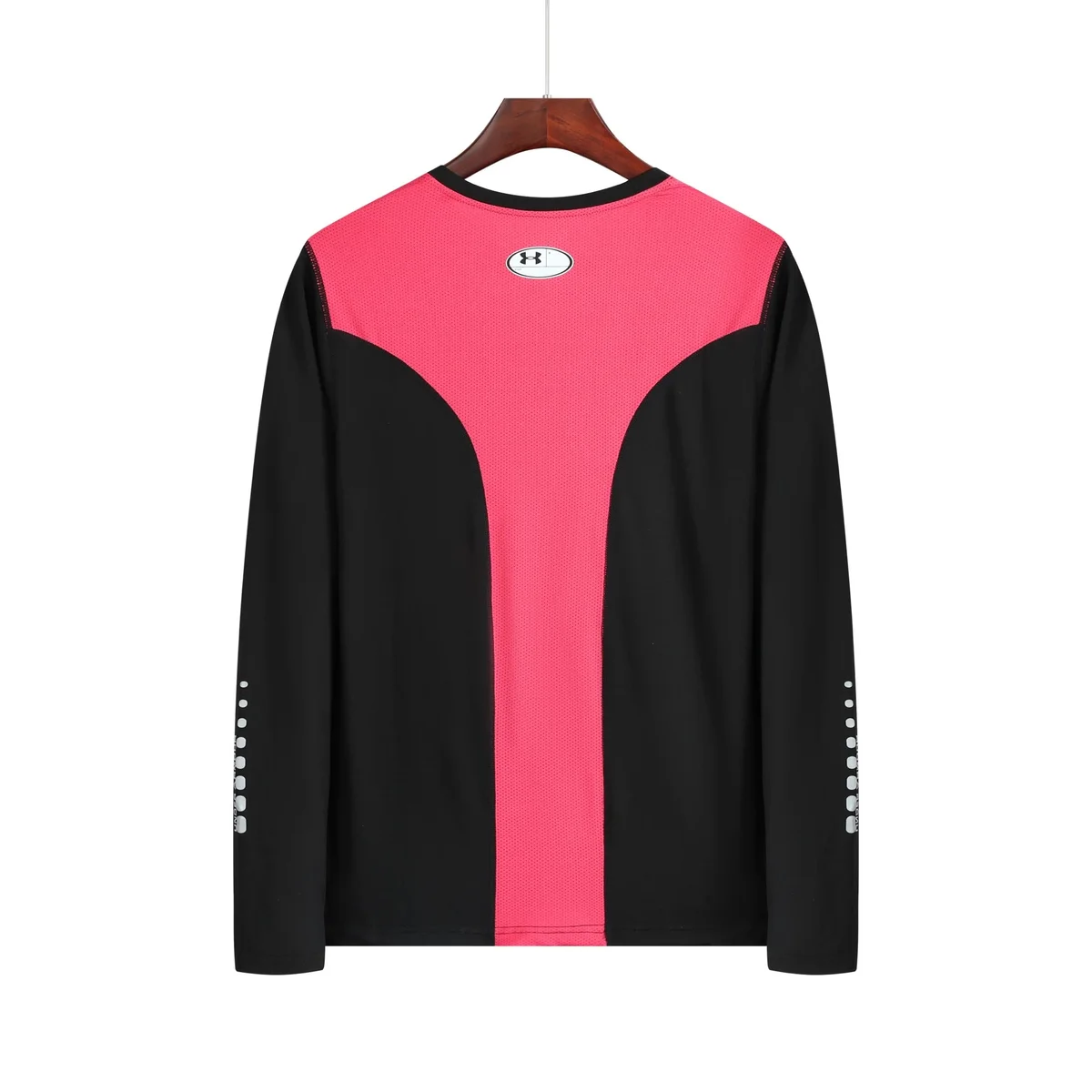 Under Armour Under Armour Pink/Black Long Sleeve T-Shirt Pink - 1