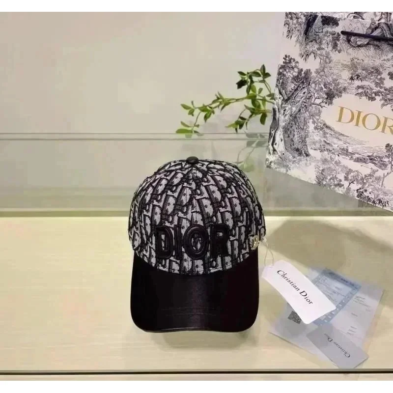 Dior Christian Dior Dior Oblique Dior 18 Black/White Cap Multicolor