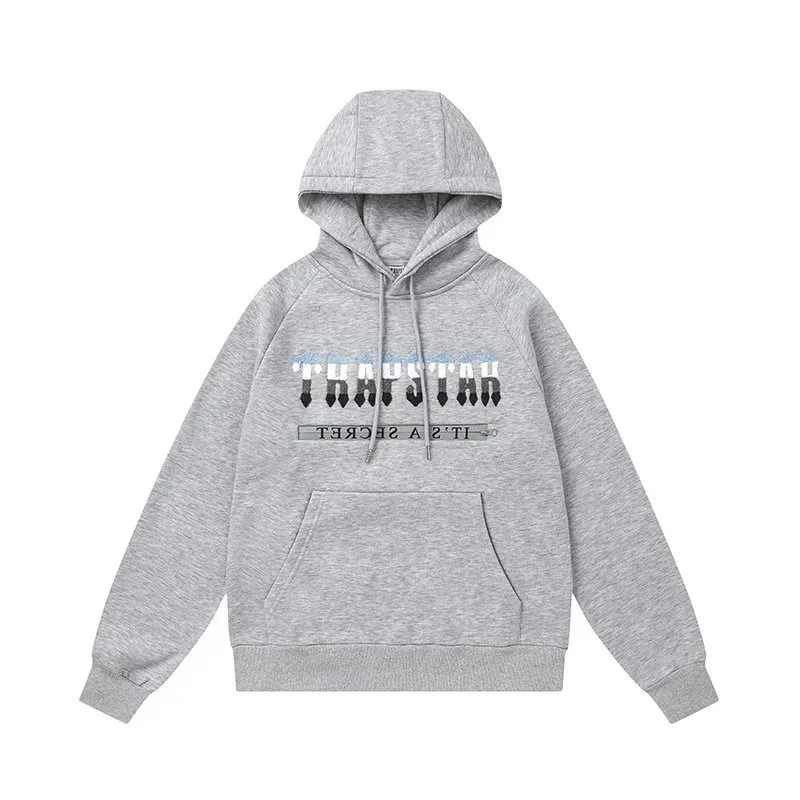 Trapstar Trapstar Heather Grey Hoodie Grey - 1