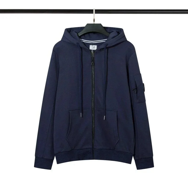 CP Company CP Company Goggle Navy Hoodie Jacket Navy - 1
