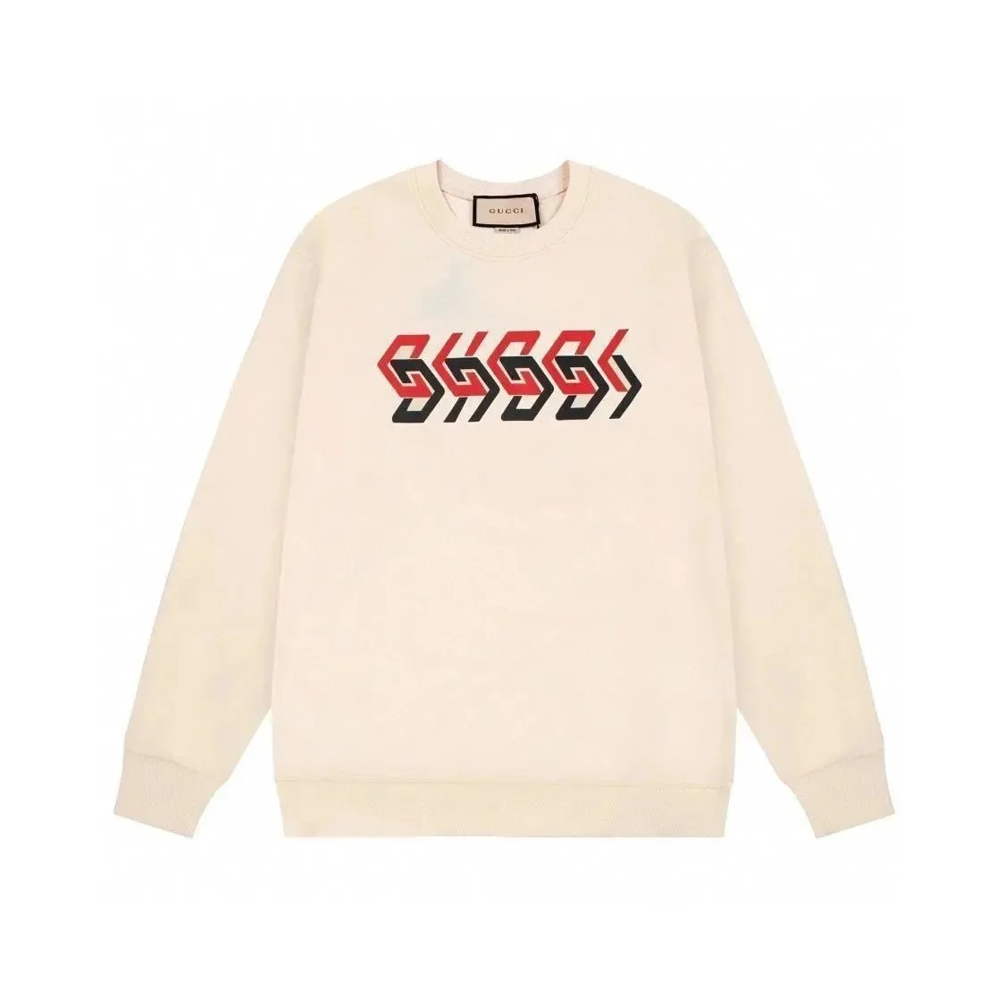 Gucci Gucci GC-25 Off-White Graphic Sweatshirt White - 1