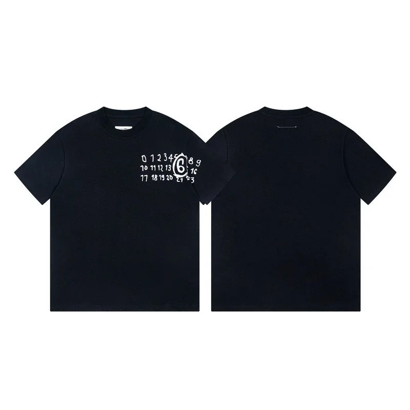 Gucci Gucci Numeric Logo Print Black T-Shirt Black