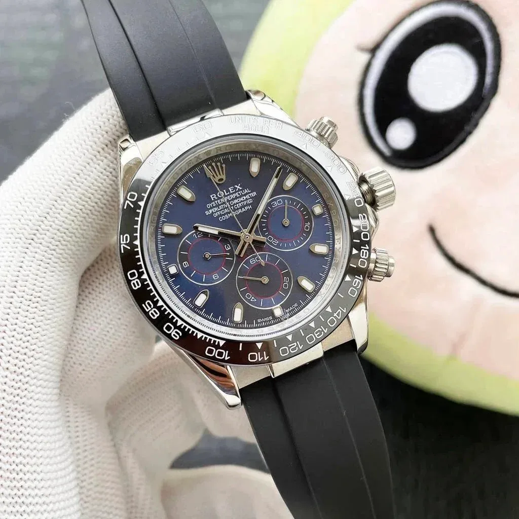 Rolex Rolex Daytona Blue Dial Chronograph Watch Blue - 1