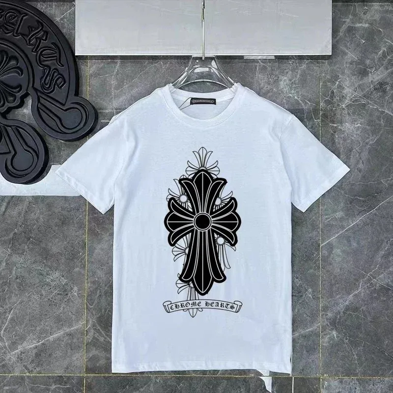 Chrome Hearts Chrome Hearts Cross Print White T-Shirt White - 1