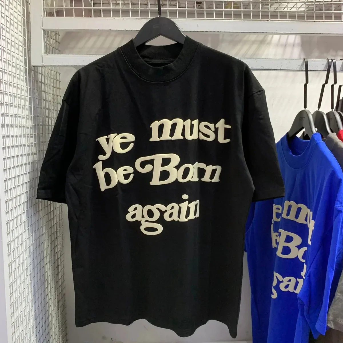 Yeezy Yeezy Black 'Ye Must Be Born Again' T-Shirt Black - 1