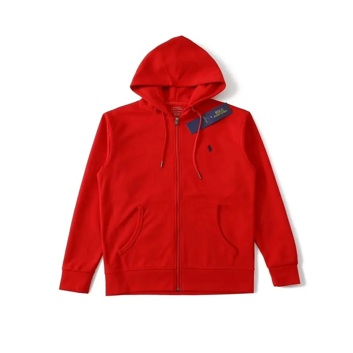 Polo Ralph Lauren Polo Ralph Lauren Red Zip-Up Hoodie Red - 1