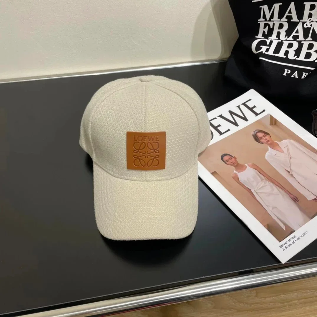 Loewe Loewe Anagram Cream Baseball Cap Cream
