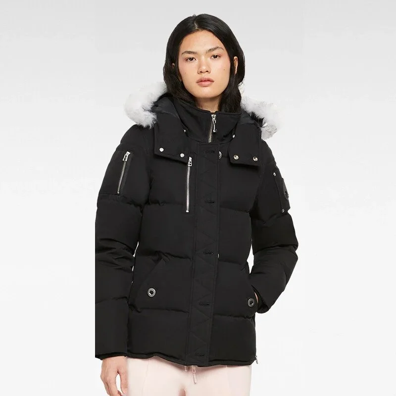 Canada Goose Canada Goose Expedition Black with Natural Fur Trim Parka Black - 1