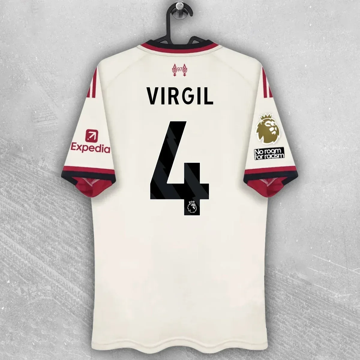 Adidas Adidas Classic Football Virgil 4 Away Jersey White - 1