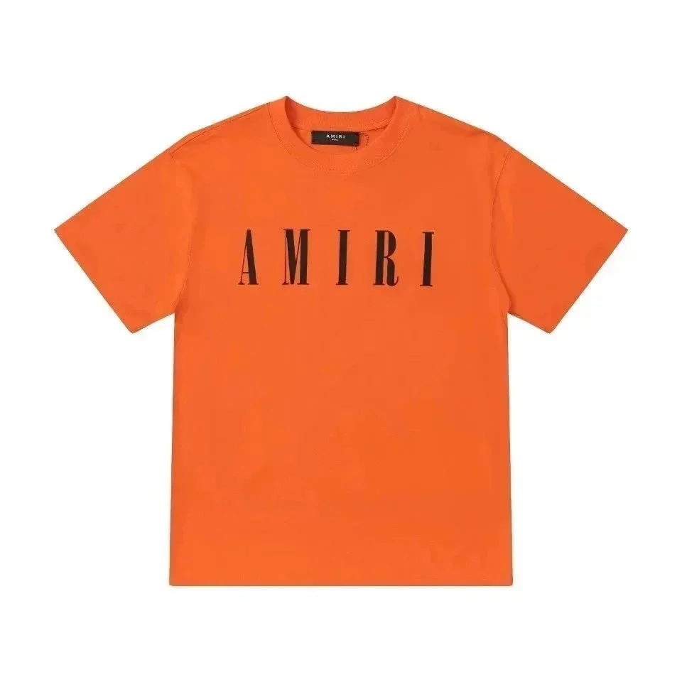 Amiri Amiri Orange AMIRI Logo T-Shirt Orange - 1