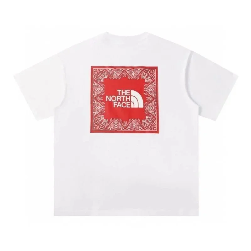 The North Face The North Face Bandana Box Logo White T-Shirt White - 1