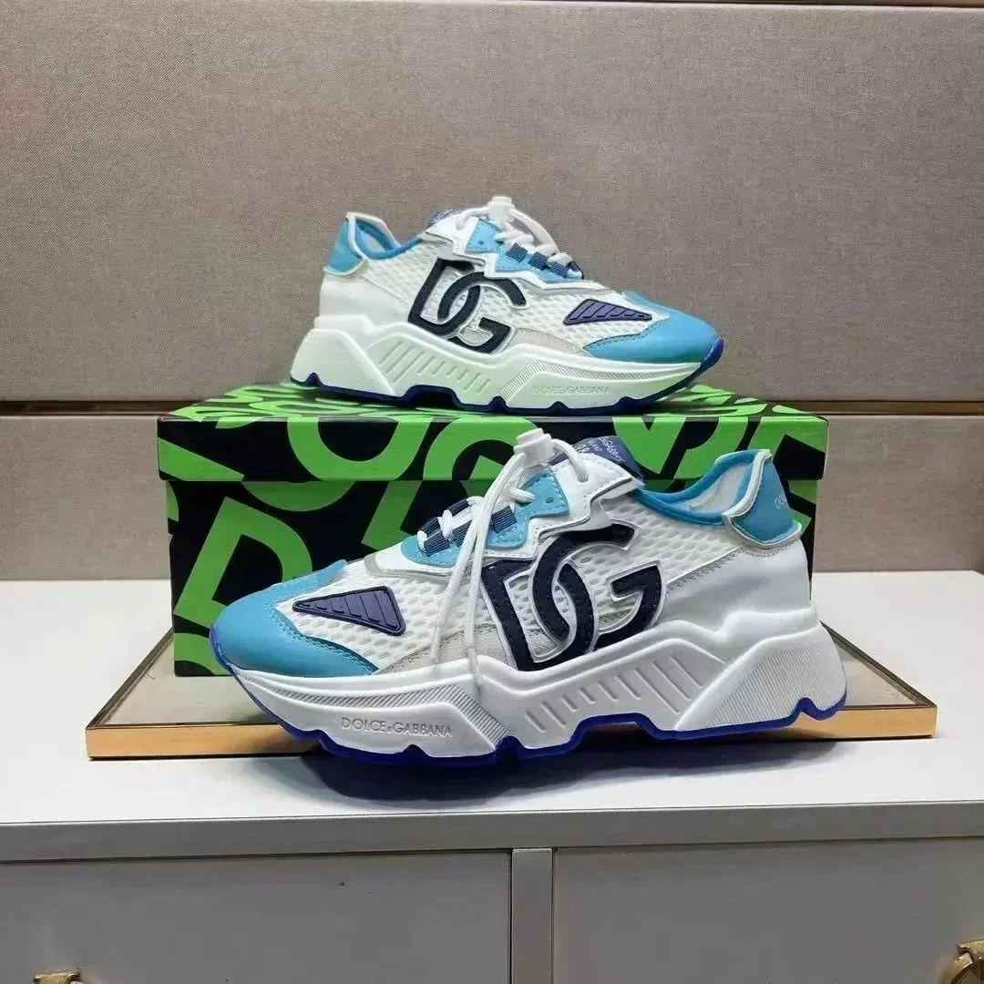 Dolce & Gabbana Dolce & Gabbana DG White/Blue Chunky Sneakers White