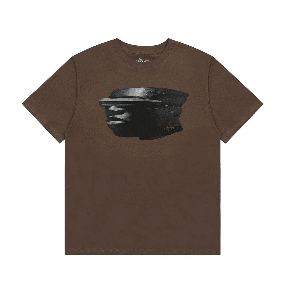 Other Unisex Brown 'Hope' Graphic T-Shirt Brown - 1