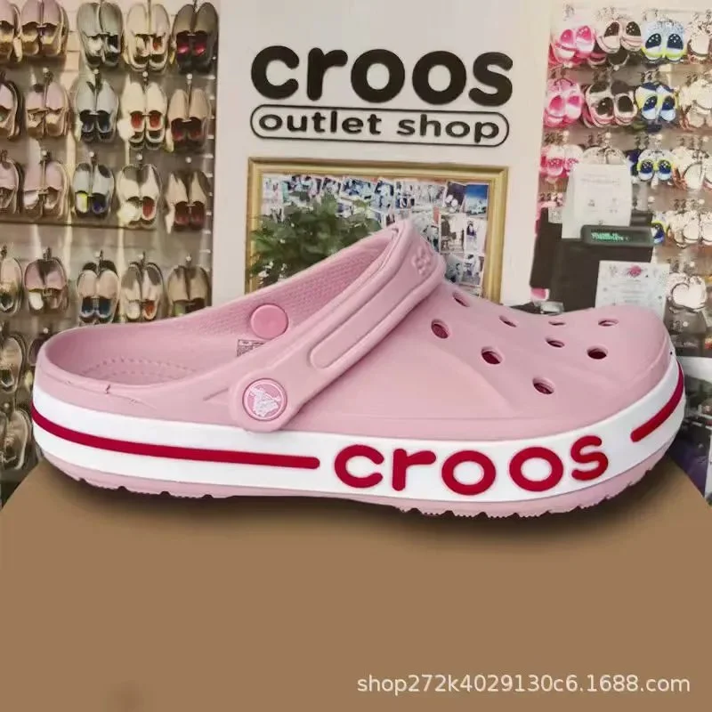 Crocs Crocs Beaya Pink Classic Clog Sandals Pink - 1