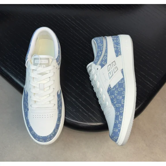 Givenchy Givenchy 4G Monogram 07 White/Blue Monogram Sneakers White