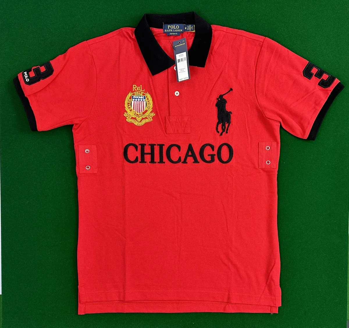 Polo Ralph Lauren Polo Ralph Lauren Chicago Red Polo Shirt Red - 1