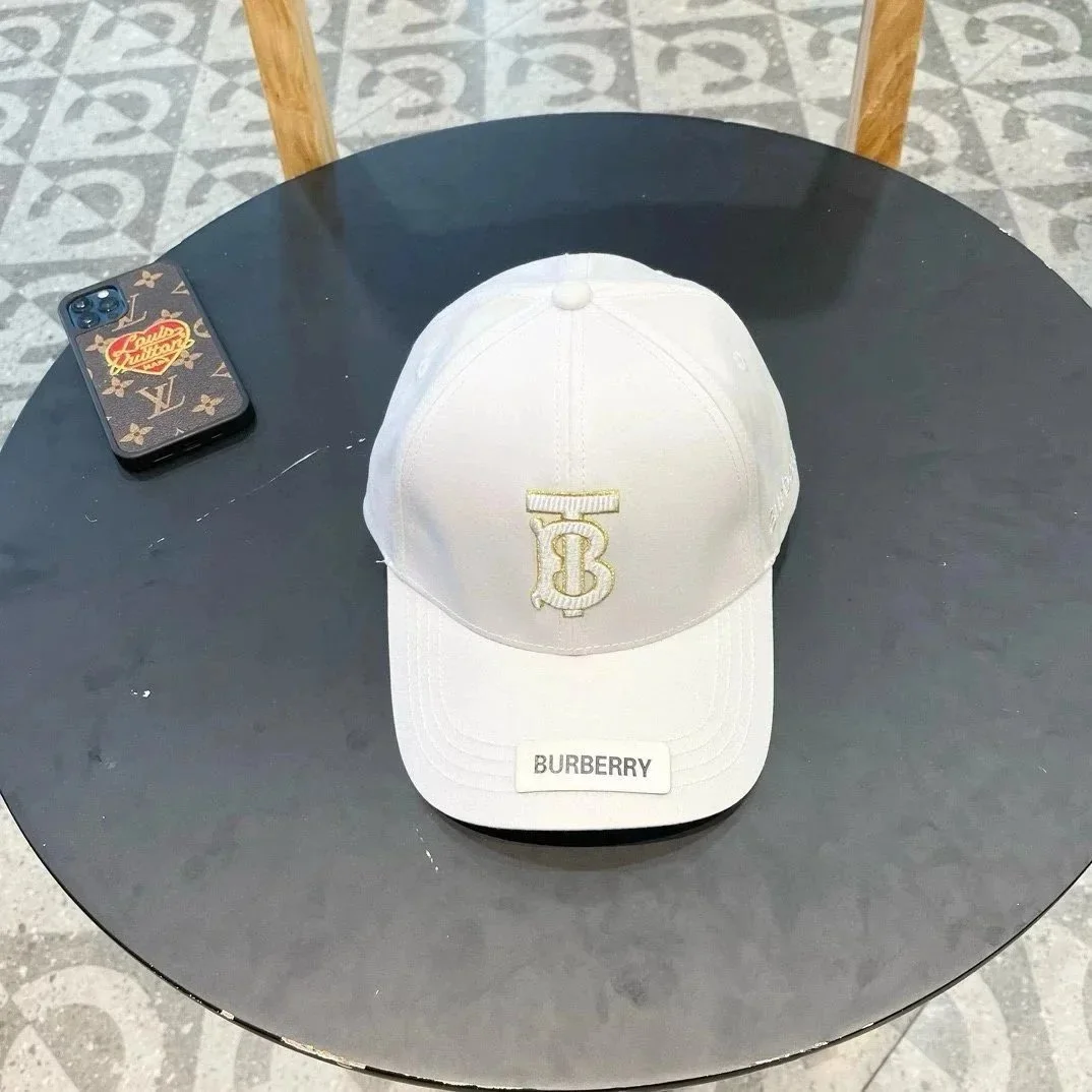 Burberry Burberry TB Monogram White Baseball Cap White