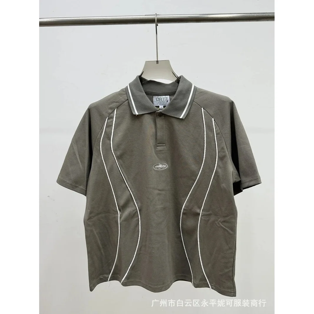 Other Polo Short Sleeve / Grey Men's Polo Shirt Grey - 1