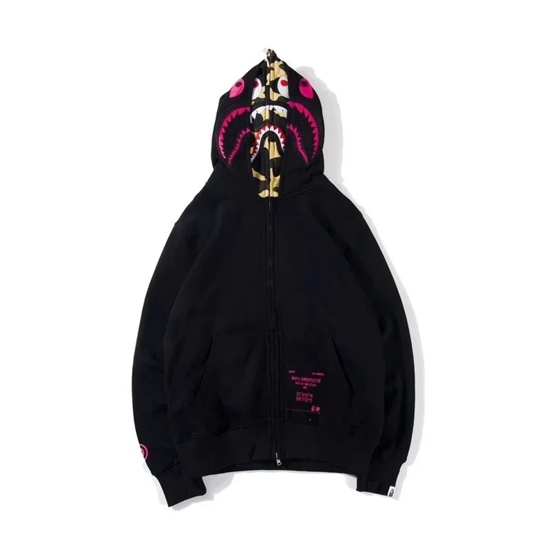 A Bathing Ape A Bathing Ape BAPE STA ABC Camo Black Pink Hoodie Black - 1