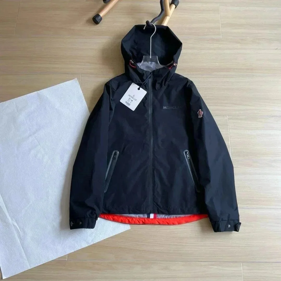 Moncler Moncler Maya Black/Red Hooded Jacket Black