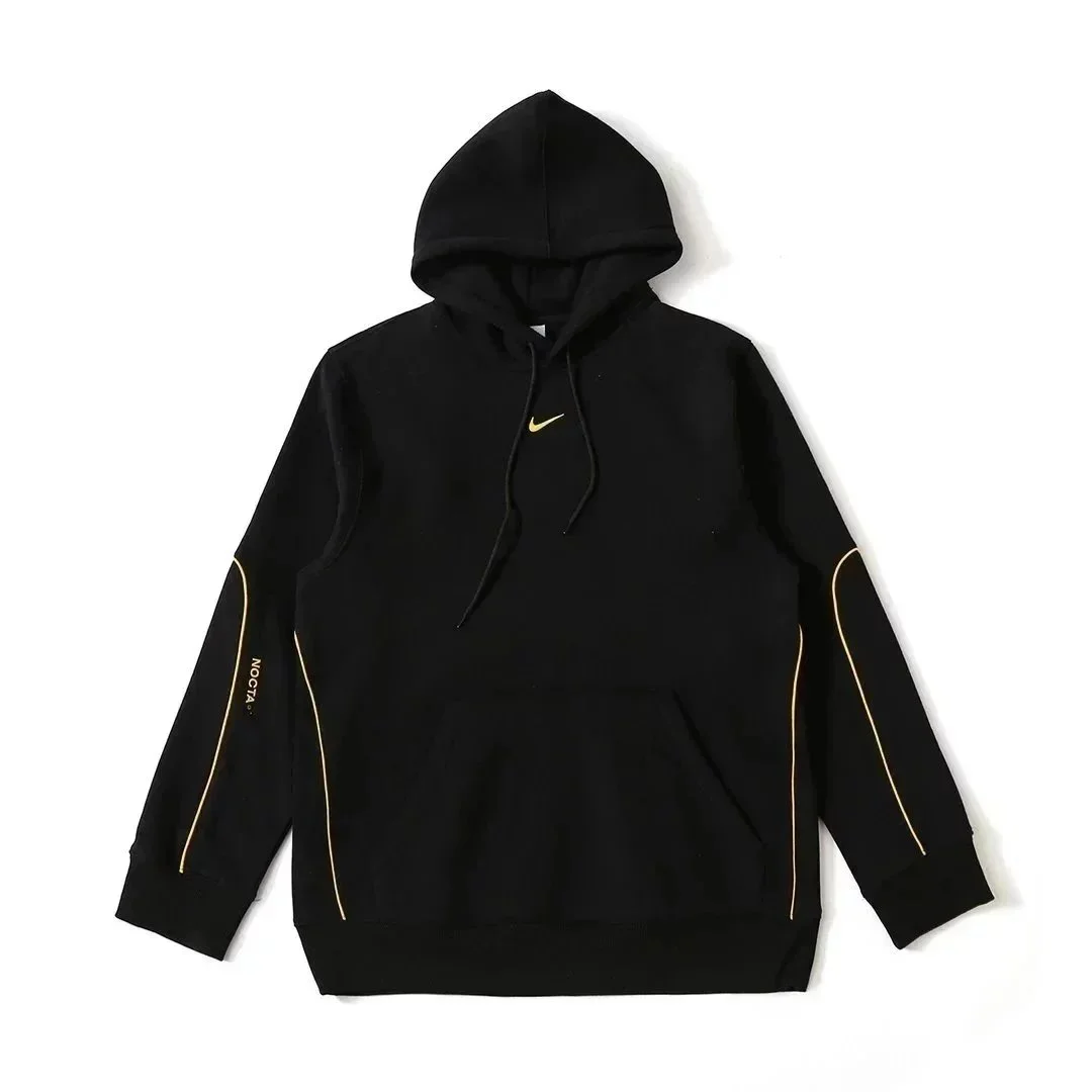 Nike Nike Club Fleece Black/Gold Hoodie Black