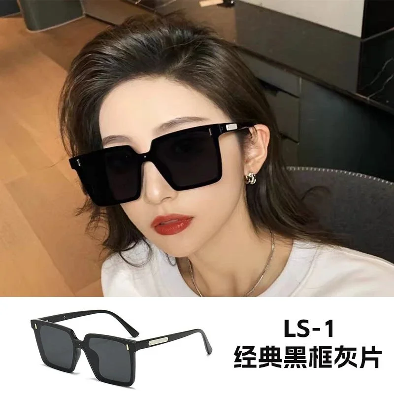 Other LS-1 Black Frame Gray Lens Sunglasses Black - 1