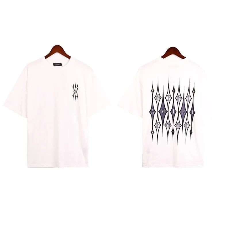 Amiri Amiri White AMRI Diamond T-Shirt White - 1