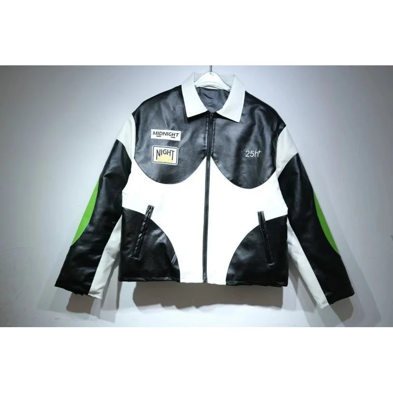 Other Black & White Racing Jacket RC1119 Black Black - 1