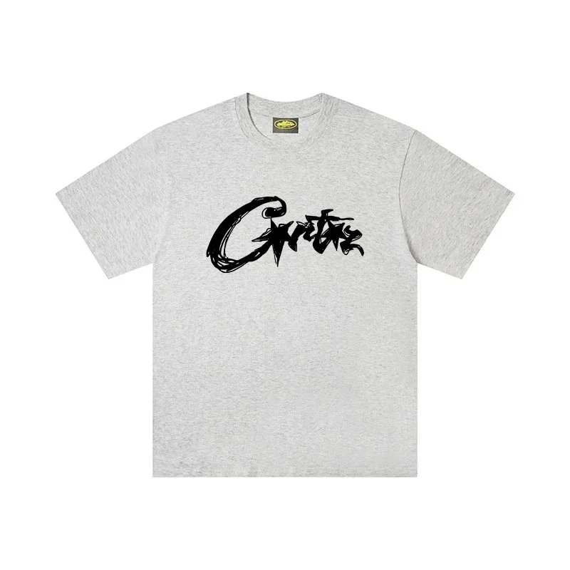Other Unisex Grey 'Crit' Script T-Shirt Grey - 1