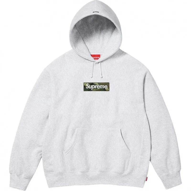 Supreme Supreme Box Logo Heather Grey Hoodie Grey