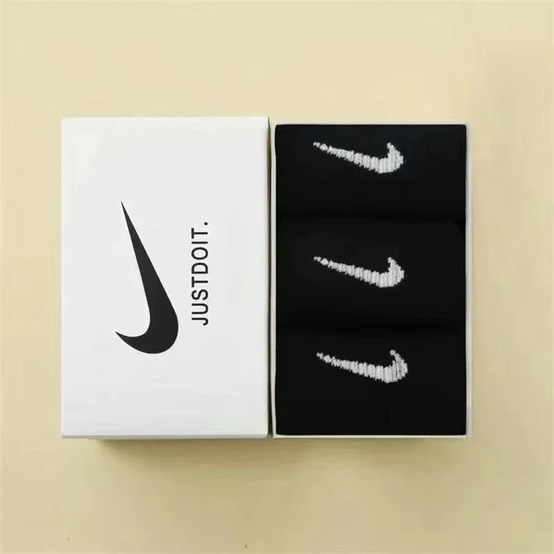 Nike Nike 3-Pack Black Socks Black