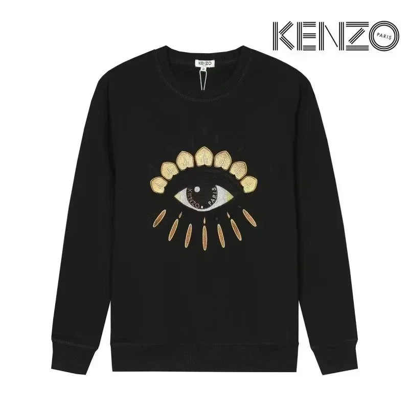 Kenzo Kenzo Eye Embroidery Black Sweatshirt Black - 1