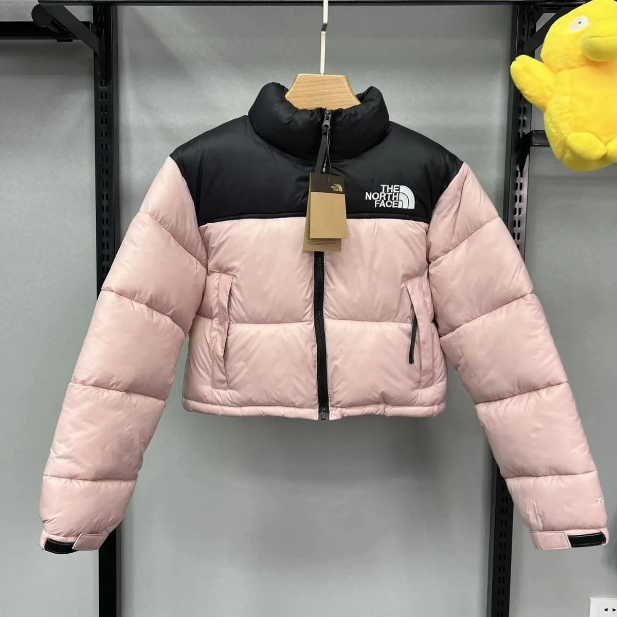 The North Face The North Face Pink Nuptse Parka Pink - 1