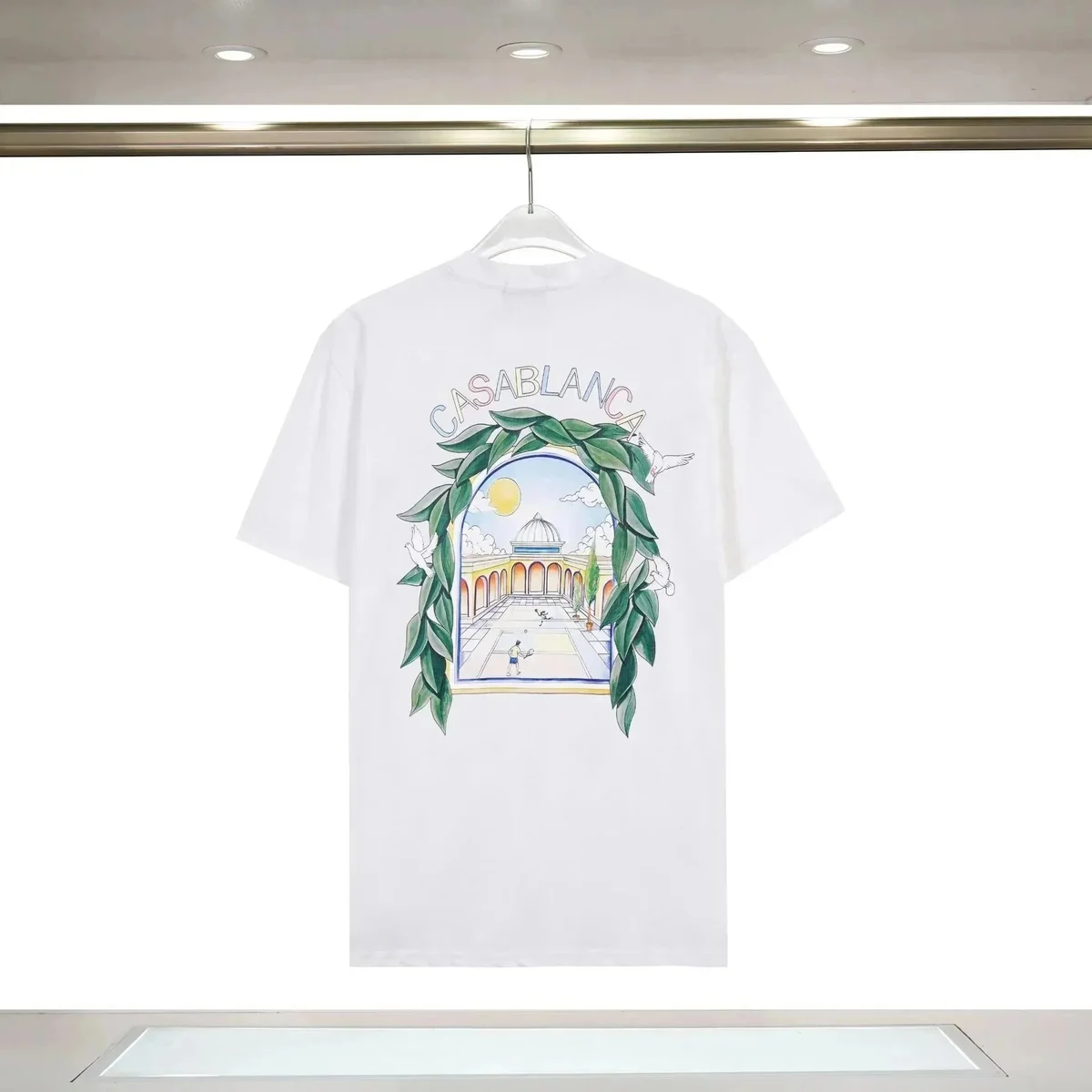 Casablanca Casablanca Tennis Club White Graphic T-Shirt White - 1