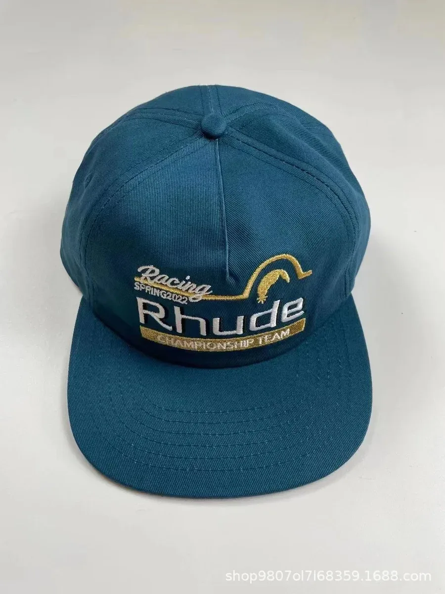 Rhude Rhude Racing Spring 2022 Championship Team Cap Navy Navy - 1