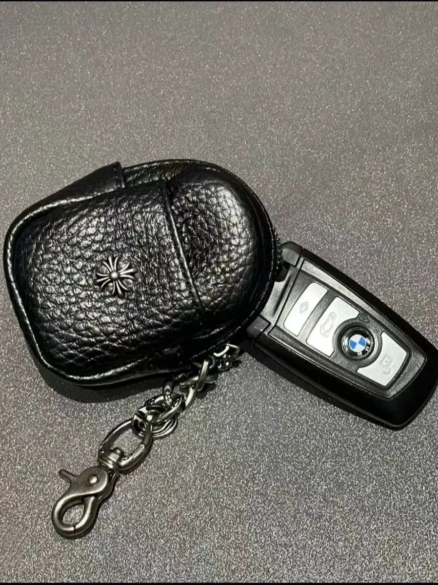 Chrome Hearts Chrome Hearts CH Cross Black Key Fob Case Black