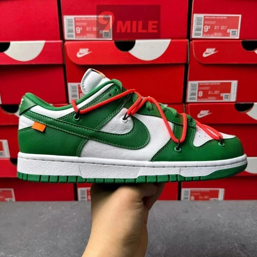 Nike Nike Dunk Low Off-White 'Green' Sneakers Green - 1