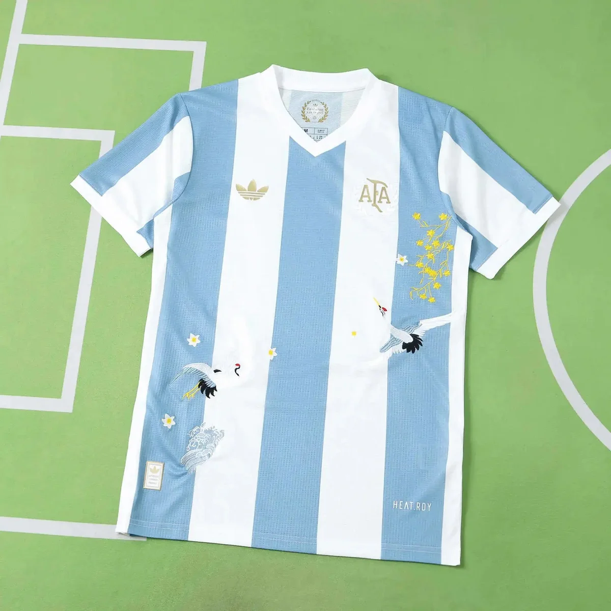 Adidas Adidas Classic Football Argentina Home Jersey White/Light Blue Player Edition White - 1