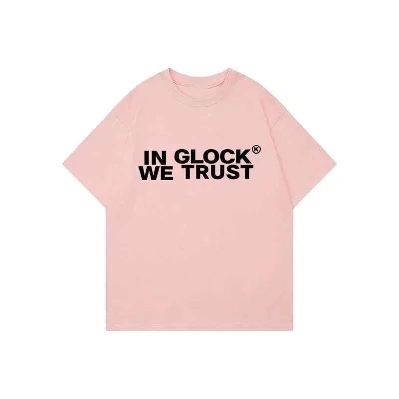 Other Pink 'IN GLOCK WE TRUST' T-Shirt Pink - 1