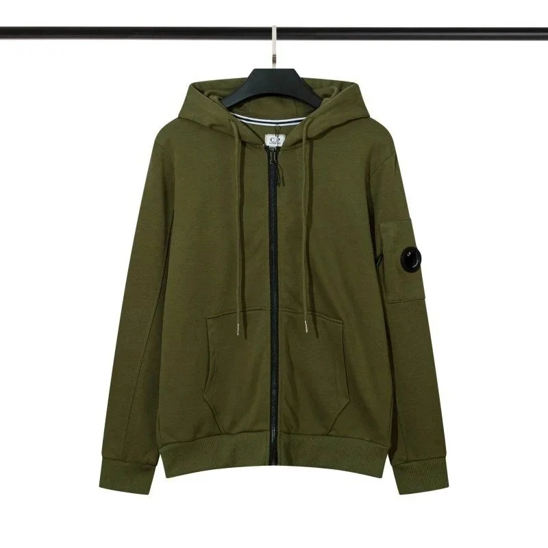 CP Company C.P. Company Goggle Military Green Hoodie Green - 1