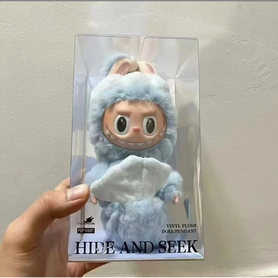 Pop Mart Pop Mart Light Blue Vinyl Plush Doll Pendant Blue
