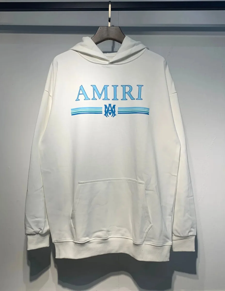 Amiri Amiri AMIRI White Logo Hoodie White - 1