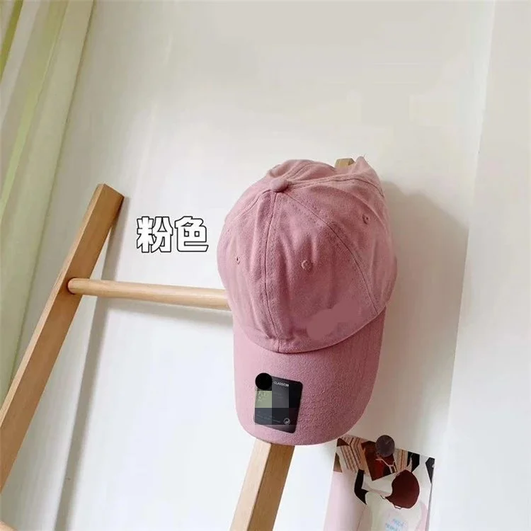 Other Pink Solid Baseball Cap Headwear Pink - 1