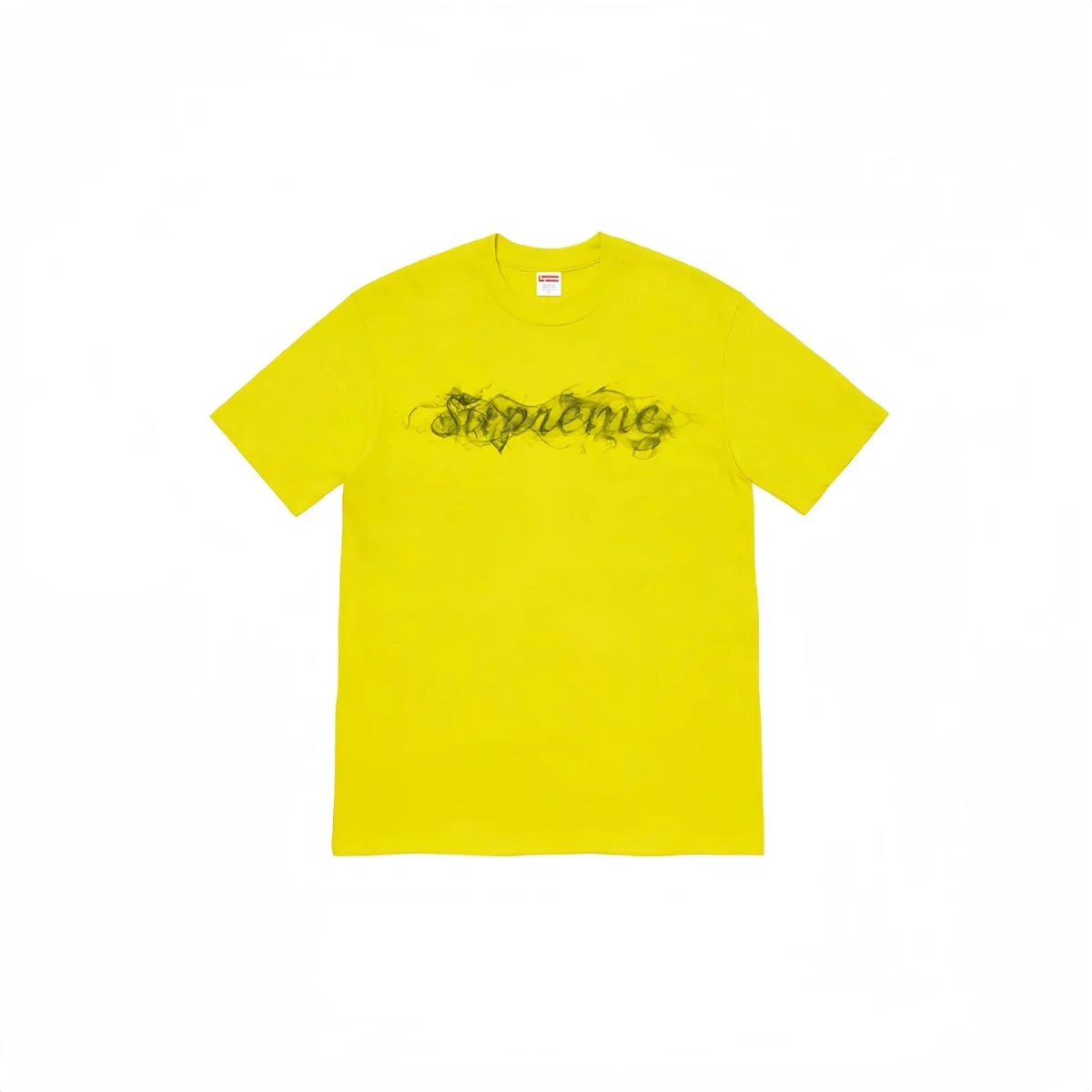 Supreme Supreme Smoke Logo T-Shirt Yellow Yellow - 1