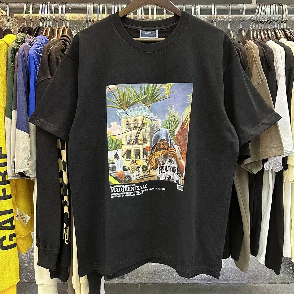 Kith Kith Madjeen Isaac Black T-Shirt Black - 1