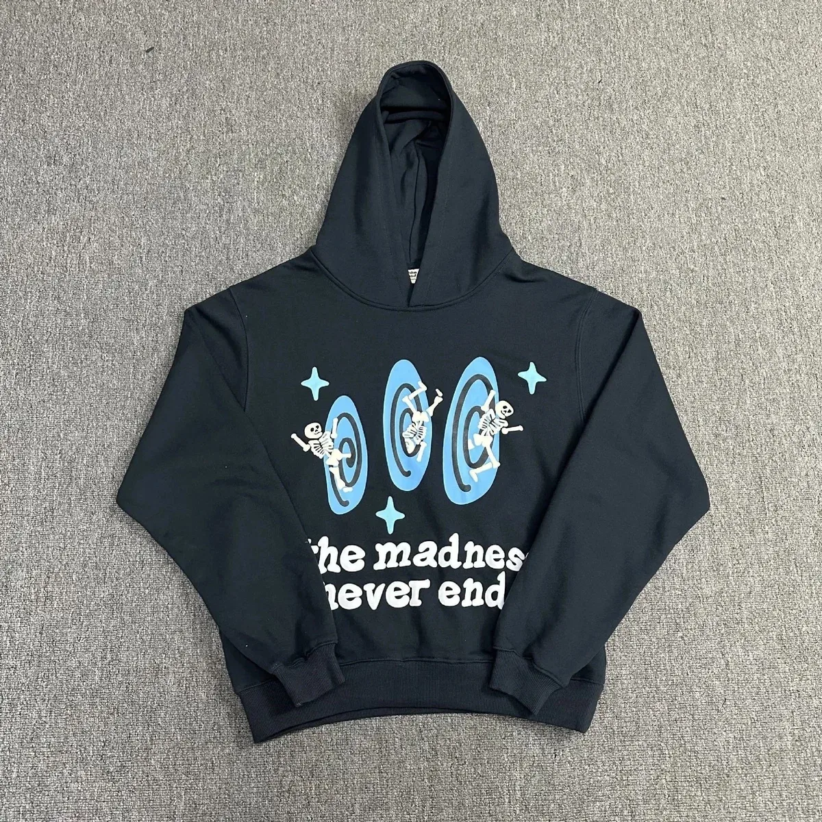 Vivienne Westwood Vivienne Westwood The Madness Never End Skeleton Hoodie Black Black